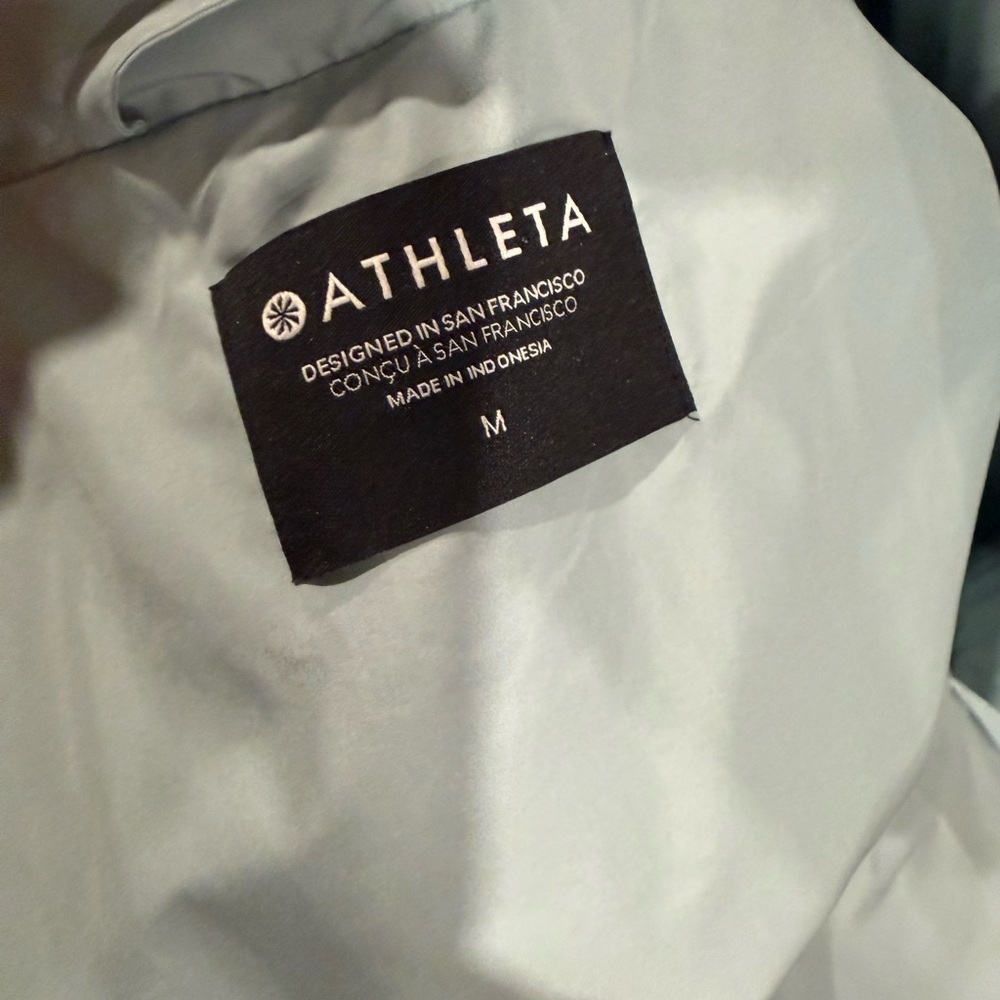Athleta Sky Blue Bomber Jacket - Picture 3 of 4